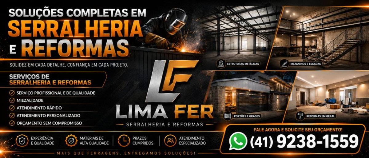 Serviços de serralheria e reformas da LIMA FER